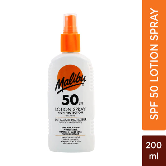 Malibu 50 SPF Lotion Spray