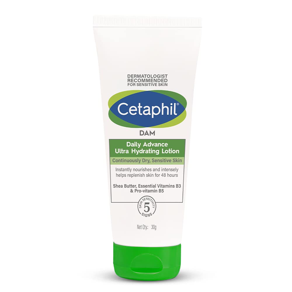 Cetaphil DAM Daily Advance Ultra Hydrating Lotion for Dry, Sensitive Skin 100g