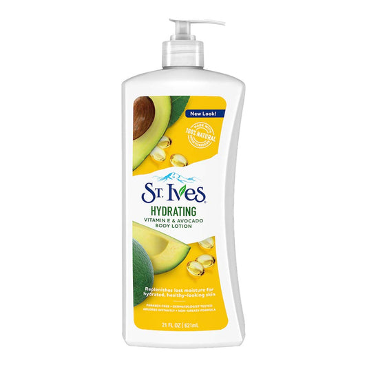St. Ives Hydrating Vitamin E & Avocado Body Lotion 621ML