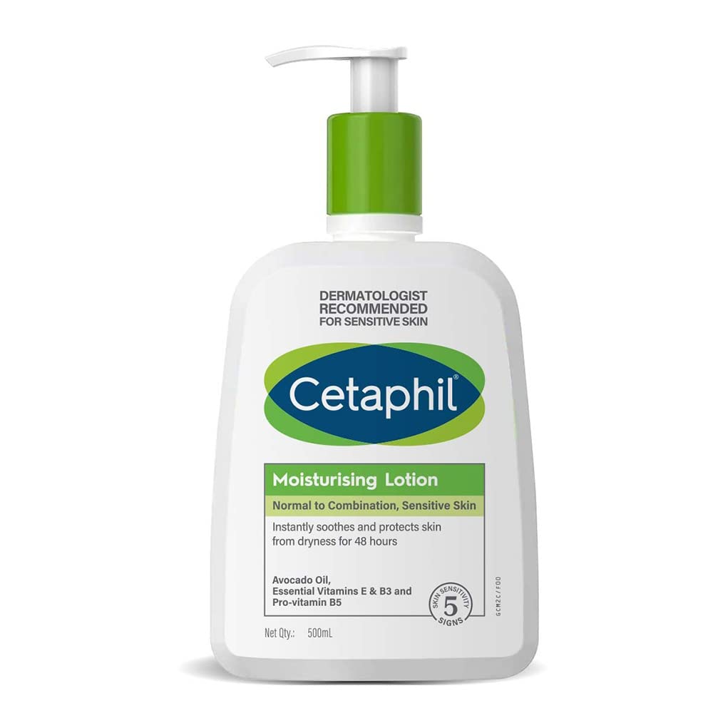 Cetaphil Moisturising Lotion For Face & Body, Normal To Dry Skin,500 Ml