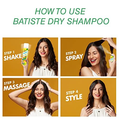 Batiste Instant Hair Refresh Dry Shampoo Light & Breezy Fresh Fragrance Shampoo