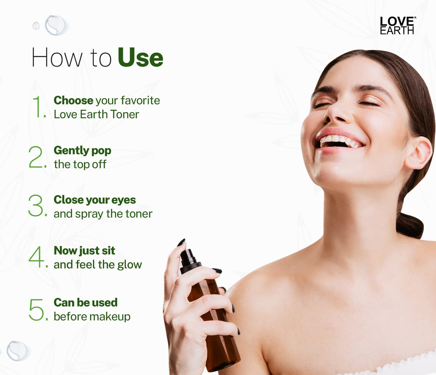 Love Earth Collagen Boosting Toner With Aloe Vera Extracts