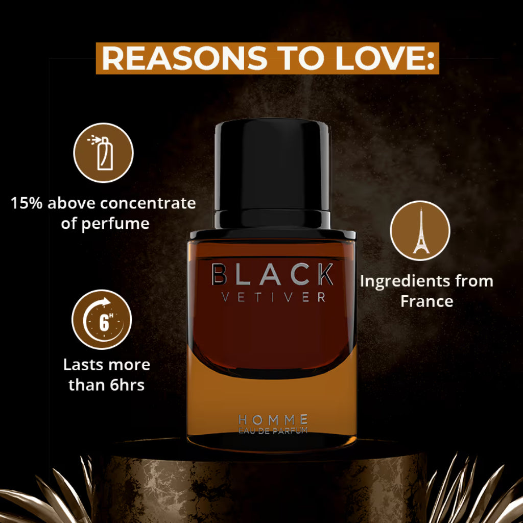 Colorbar Black Vetiver Perfume for Men