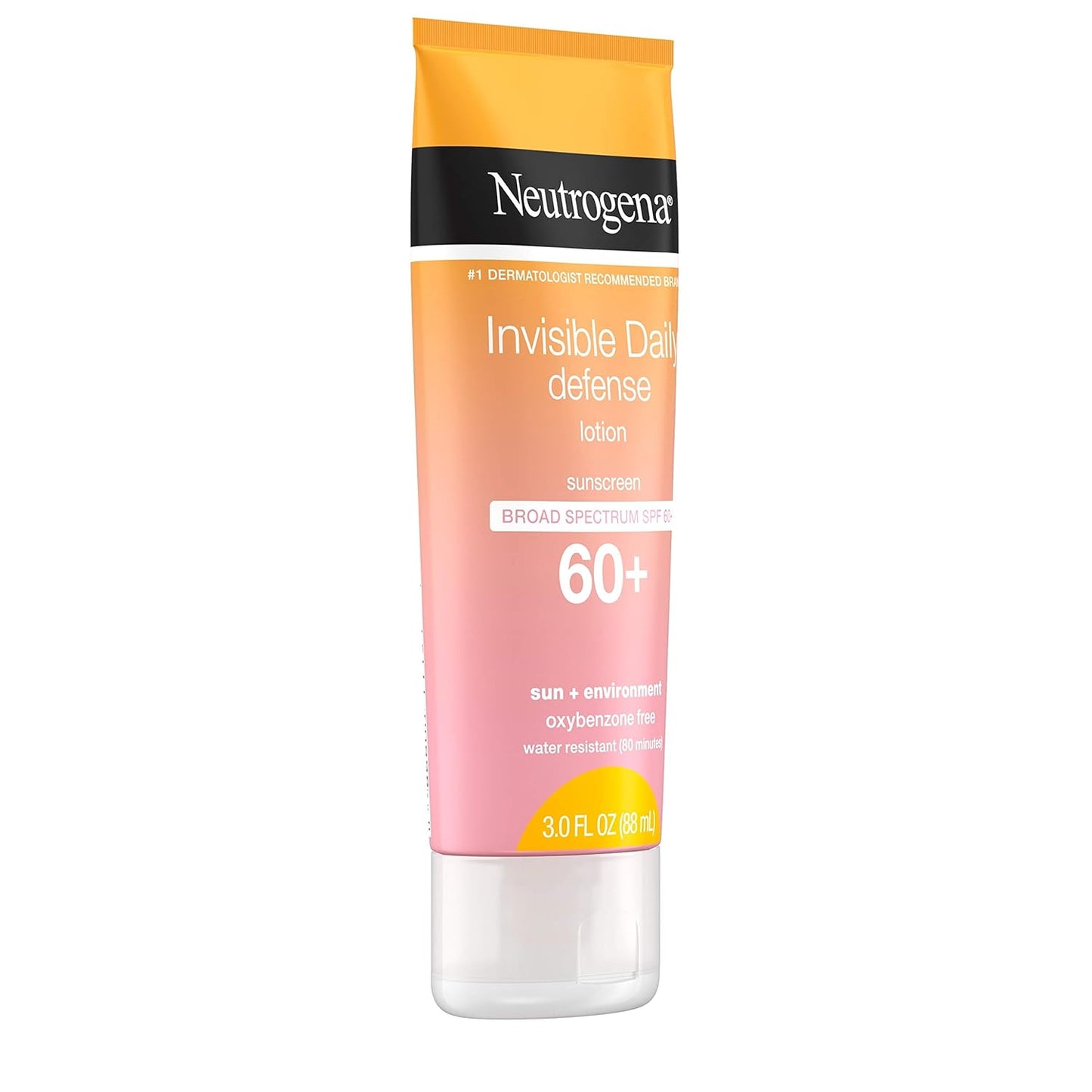 Neutrogena Invisible Daily Defense Sunscreen Lotion, Broad Spectrum SPF 60+