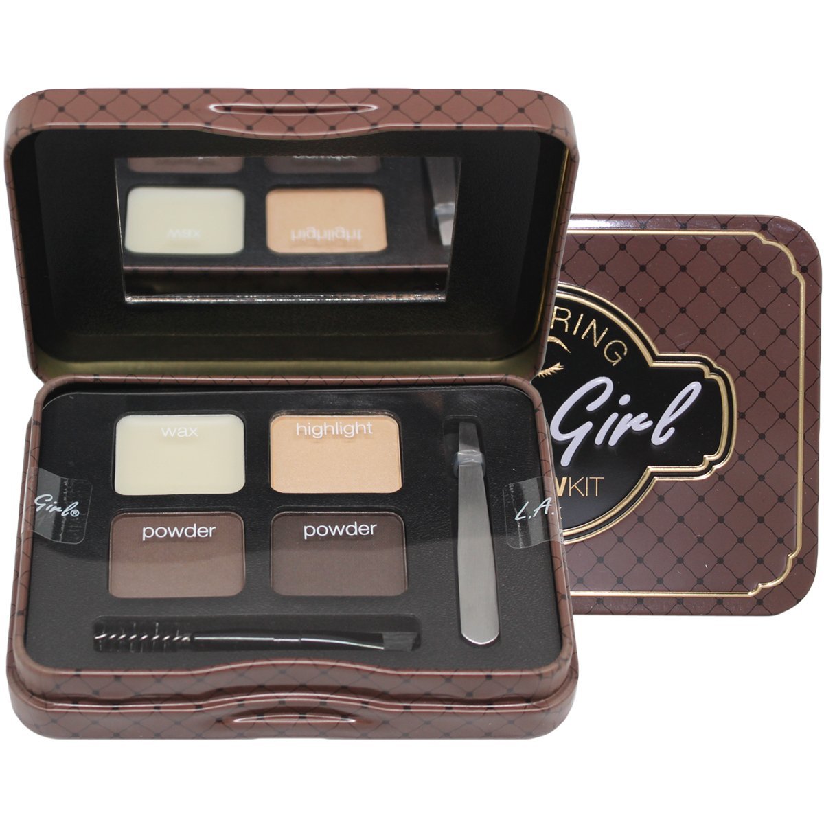 L.A.Girl Spiring Eyebrow Kit Dark and Defined