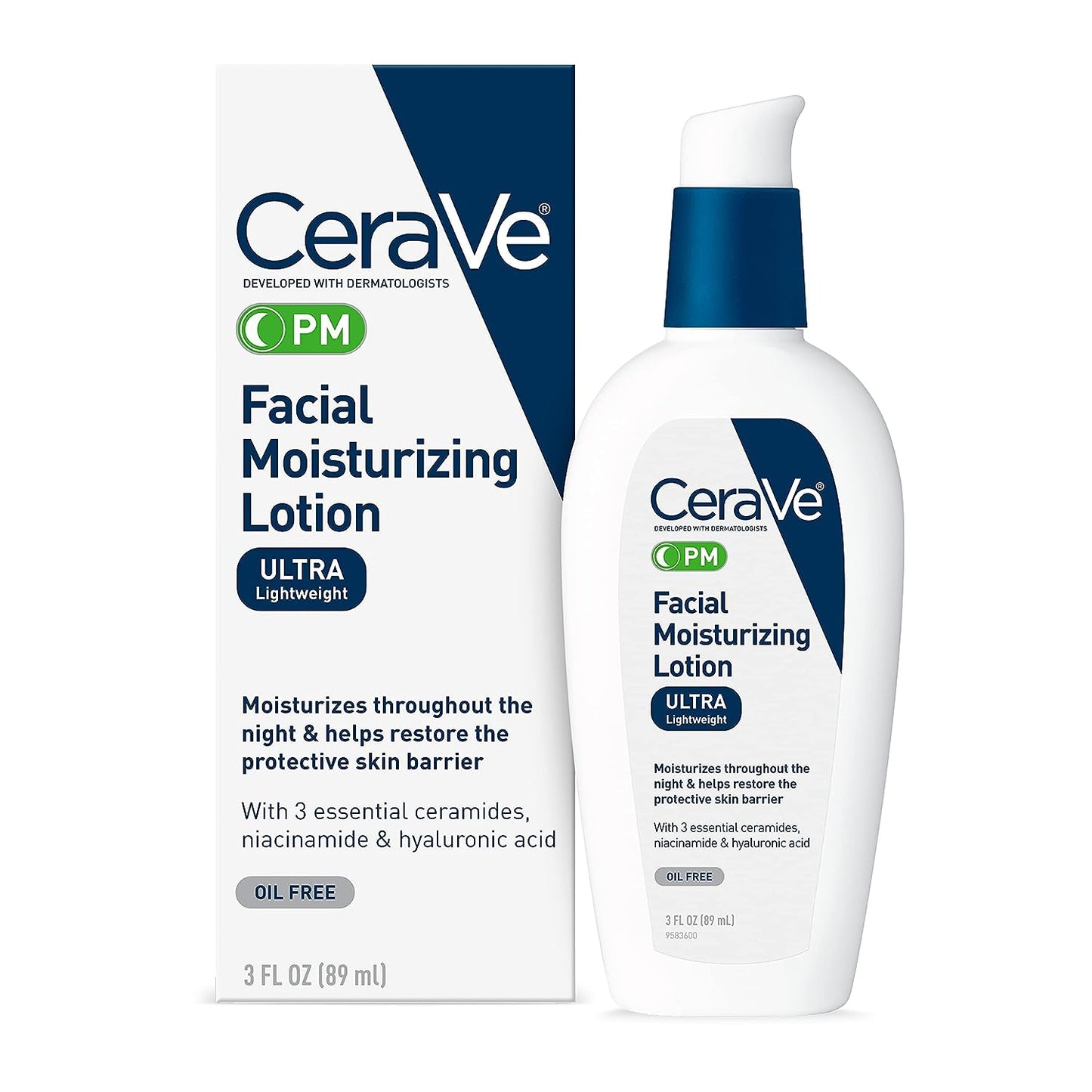 Cerave Facial Moisturizing Lotion Pm 3 Oz(89ml)