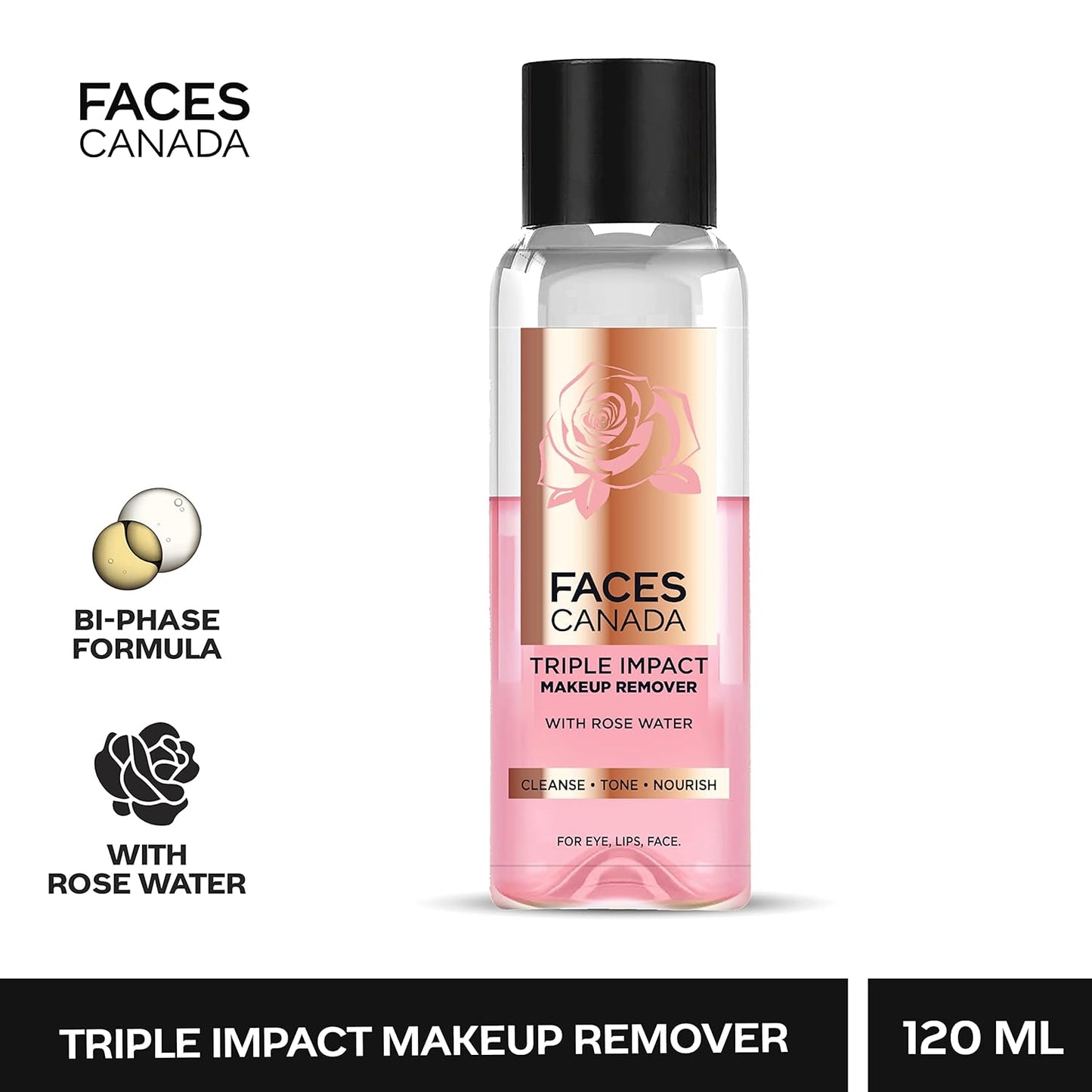 FACESCANADA Triple Impact Makeup Remover 120Ml