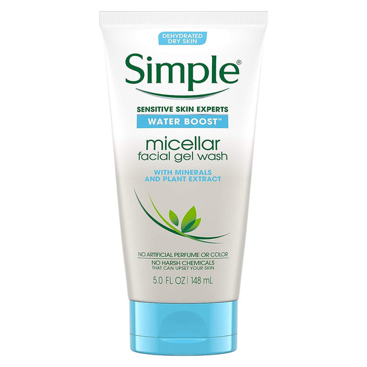 Simple Water Boost Micellar Facial Gel Wash Sensitive Skin 5