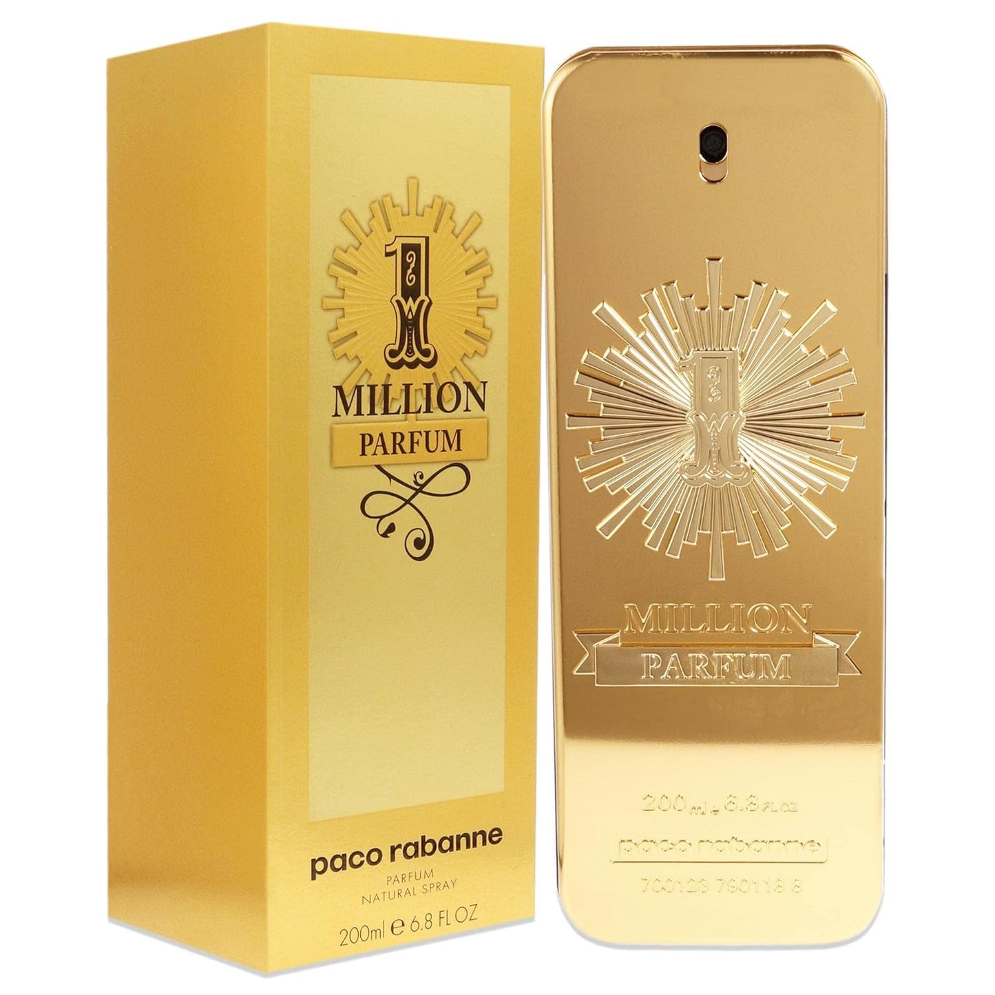 Paco Rabanne 1 Million Parfum by Parfum Spray 200ML