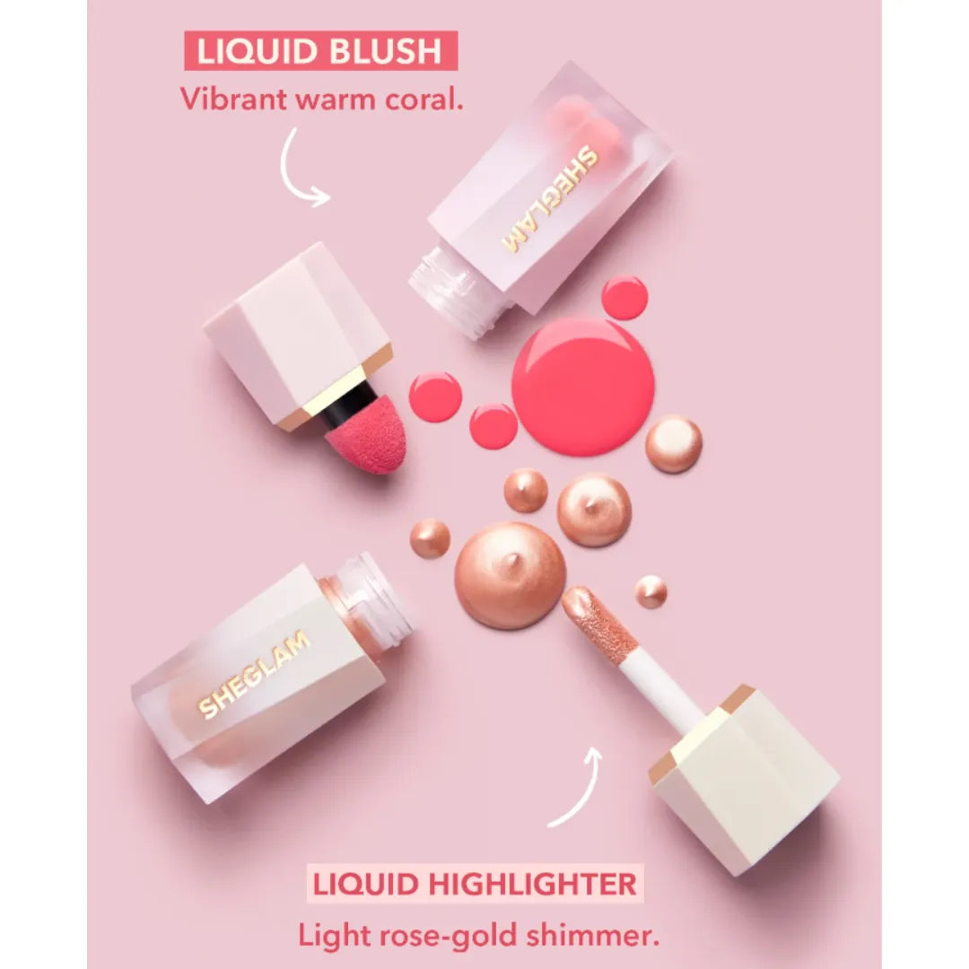 SheGlam X Laura Lee Liquid Blush & Highlighter Kit