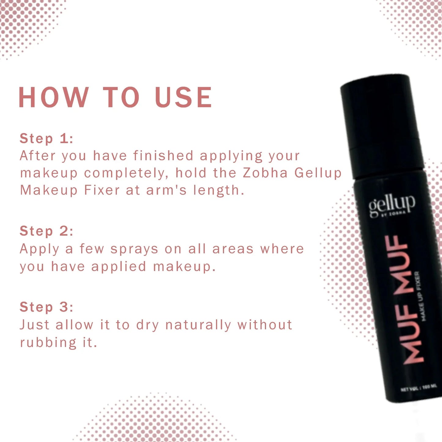 Zobha MUF MUF- Makeup Fixer To Lock Your Makeup