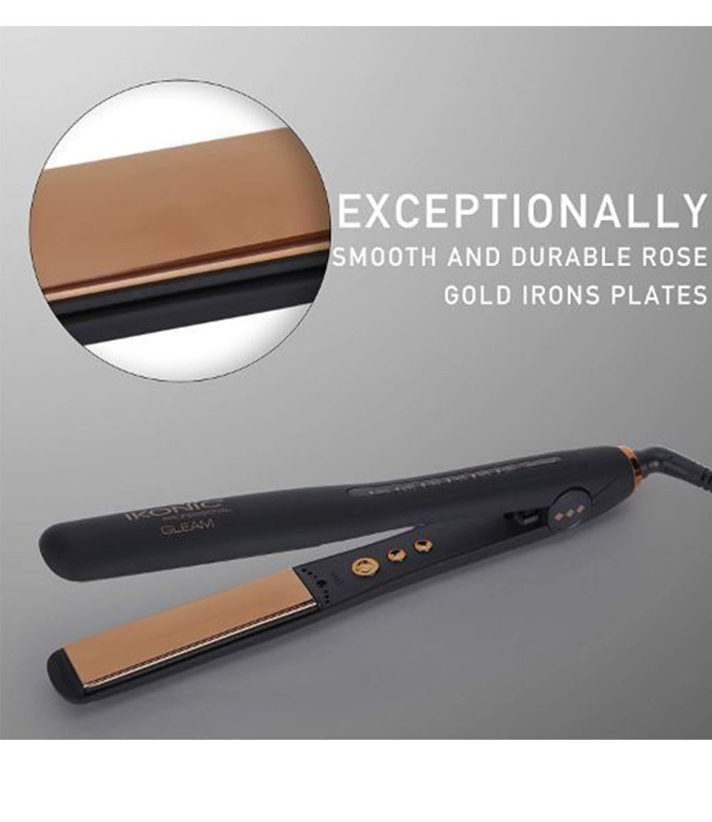 Ikonic Professional - Gleam Hair Straightener Rose Gold Luxury